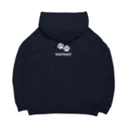 bow and arrow のパグ犬 Big Hoodie