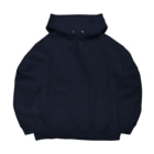 LalaHangeulの白虎の仔　ハングル版　バックプリント Big Hoodie