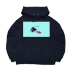 ♡BE HAPPY♡の恋する魚たち Big Hoodie