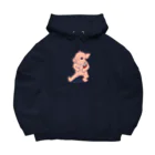 TAKE-TONのミニブタポップコーン Big Hoodie