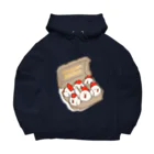 なたね。のニワトリたまご6羽パック(濃色向け) Big Hoodie