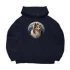 Sheltie Chic Creationsのシェルティ３３ Big Hoodie