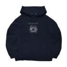 SNSTのオフロードカー（４WD)白プリント Big Hoodie