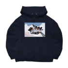 Chihaya's Collectionの滋賀県UFO型信号機 Big Hoodie