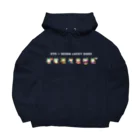 まる工房の干支・七福神まんまる辰が勢ぞろい Big Hoodie