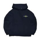 Chill Like Sauna official suzuriのVIHTA OVERSIZE HOODIE 【NAVY】 ビッグシルエットパーカー