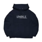 SPARKLEのSPARKLE-ドロップス shiro ビッグシルエットパーカー