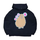 LalaHangeulの鬼天竺鼠(カピバラ) Big Hoodie