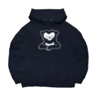 ナラティヴ・ラボ マーケットのくまざわくん（ホワイトライン） Big Hoodie