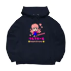 Bepppin3Companyのウルフガール Big Hoodie