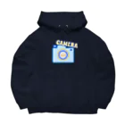 charlolのcamera ブルー Big Hoodie