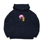 煎餅師匠商店の花見する落花生くん Big Hoodie