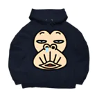 セイコウ スタンプのイラッとお猿さん　アップ Big Hoodie