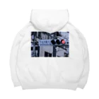 道路標識洋服雑貨の下北沢駅入口 Shimokitazawa Sta. 1 Big Hoodie