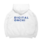 DIGITAL ONCHI 公式ストアのDIGITAL ONCHI BLUE（横） Big Hoodie