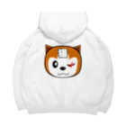 チャタリオの【原価販売】隻眼の野良猫チャタローBタイプ Big Hoodie