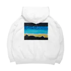 みつまめこshopの山を照らす光 Big Hoodie