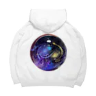 Ripples沖縄レジンアートの宇宙玉レジン Big Hoodie