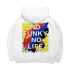 NO FUNKY NO LIFEのNO FUNKY NO LIFE ビッグシルエットパーカー