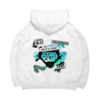 熊谷ゆ〜ほ_デザイングッズのOCEANS CUP SERIES 【WHITE】 Big Hoodie