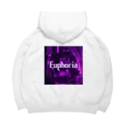 EuphoriaのEuphoria street LOGO  ビッグシルエットパーカー