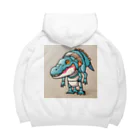 ゆるっと個性のT-Rexアリゲーター Big Hoodie