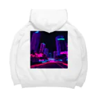 PCFTのネオン風都市 Big Hoodie