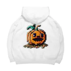 朱音琴音のドット絵のハロウィンかぼちゃのおばけ Big Hoodie