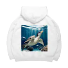 人魚の夢のペンガメ2 Big Hoodie