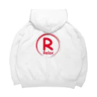 RリラックスのRリラックス　ロゴ Big Hoodie