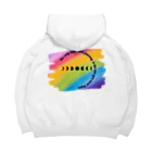  MIRACLE MOONの満ち欠ける月rainbow Big Hoodie