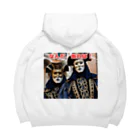 Yamapのヴェネチアのカーニバルの美しい仮面 Big Hoodie