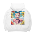 那須モバイル店の可愛い女の子　秋晴れ Big Hoodie