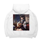 ミネラル太郎のギター少女　リオ Big Hoodie