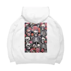 Skull sectionの薔薇とドクロ Big Hoodie