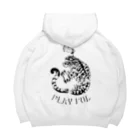 PLAY　FULのWhiteTIGER1 Big Hoodie