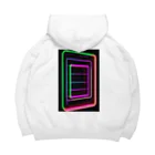 Association Against Mirroring SelfiesのAbstract_Neonsign Big Hoodie