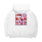 そぼろのプリント屋さんのナビコロリ Big Hoodie