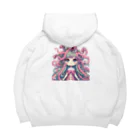 WakuWakustoreのメデューサ少女 Big Hoodie