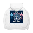 ブサカワアニマルのブサカワアニマル『ニャギ』 Big Hoodie