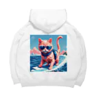 メロンパン猫のサーファーキャット Big Hoodie