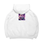 apWK5Yg8のパープルパワーロード Big Hoodie