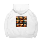 株式会社チュンスターの夕焼け小焼け Big Hoodie