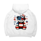 HappyFaceMarketのアメリカ独立記念日テディベア Happy 4th of July Big Hoodie