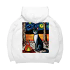 Ppit8の星に包まれる夜のアトミックファイヤー Big Hoodie