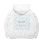 ぺちぺち工房 Pechi Pechi Atelierのししゃもがいっぱい Big Hoodie