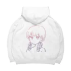 居留守かりんofficial shopのふたつむすびの女の子 Big Hoodie