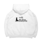 café Mo.freeのすべてのネコに愛を Big Hoodie