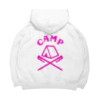 CAMPUNKのCAMP(ピンク) ビッグシルエットパーカー