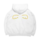 おひょのAngel イエロー Big Hoodie